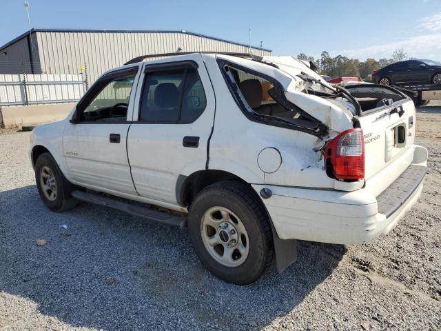 ISUZU RODEO S 2004 white  gas 4S2DM58W144310706 photo #3