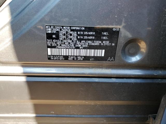 2023 SUBARU SOLTERRA P JTMABABA2PA016781