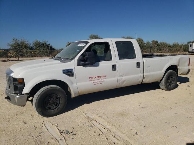 FORD F250 SUPER 2010 white crew pic gas 1FTSW2A58AEA90242 photo #1