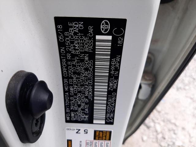 VIN JTDKARFU0J3554255 2018 Toyota Prius no.13