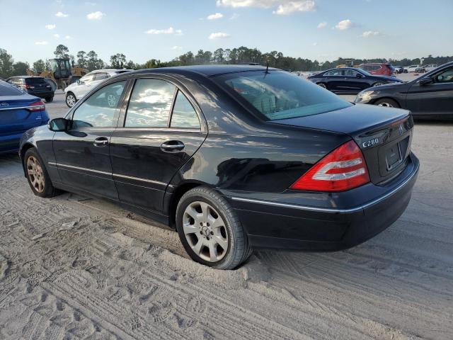 MERCEDES-BENZ C 280 2006 black  gas WDBRF54H36F768689 photo #3