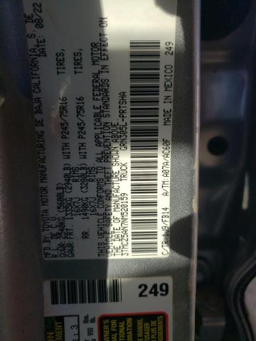 2022 TOYOTA TACOMA DOU - 3TMCZ5AN7NM520159
