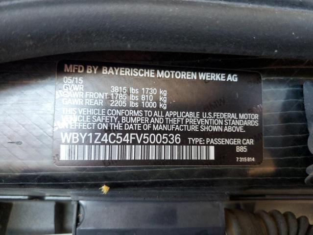 VIN WBY1Z4C54FV500536 2015 BMW I3, Rex no.12