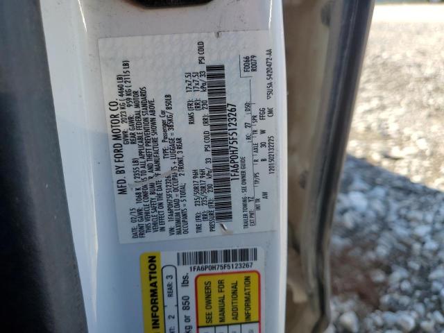 2015 FORD FUSION SE - 1FA6P0H75F5123267