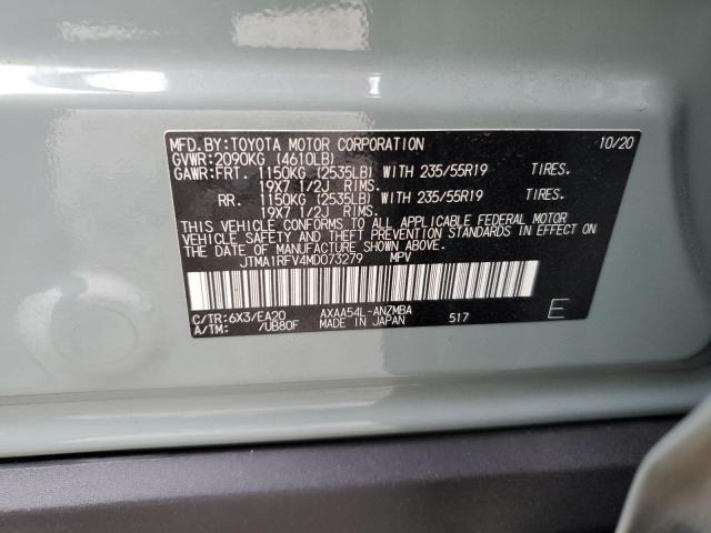 VIN JTMA1RFV4MD073279 2021 Toyota RAV4, Xle Premium no.14