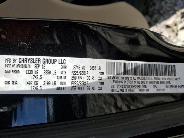 VIN 2C4RDGCG0DR532499 2013 Dodge Grand Caravan, Sxt no.14