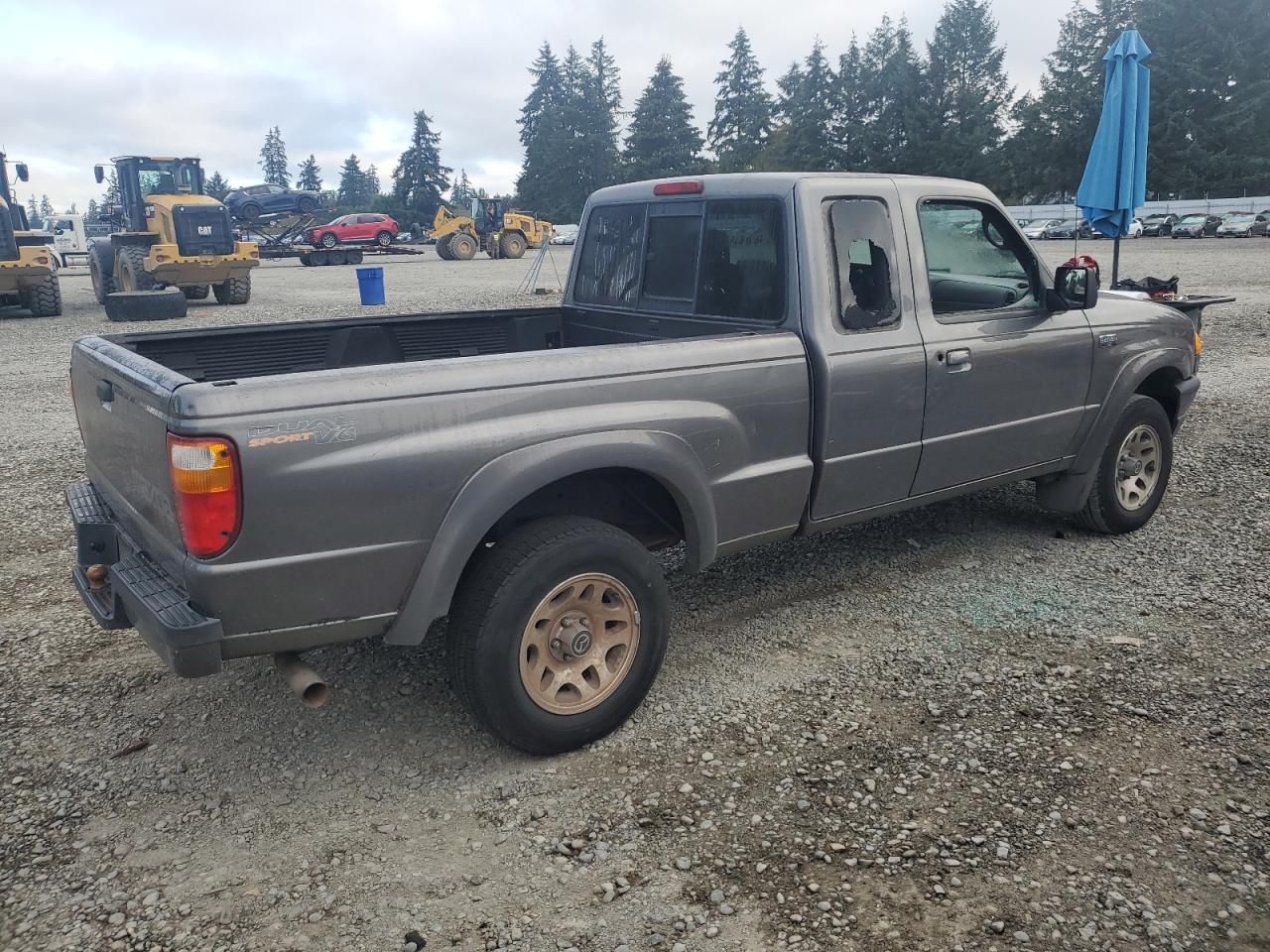 MAZDA B3000 CAB 2007 gray  gas 4F4YR46U77PM03766 photo #4