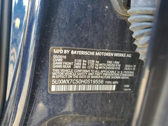 2017 BMW X3 XDRIVE3 - 5UXWX7C50H0S19556