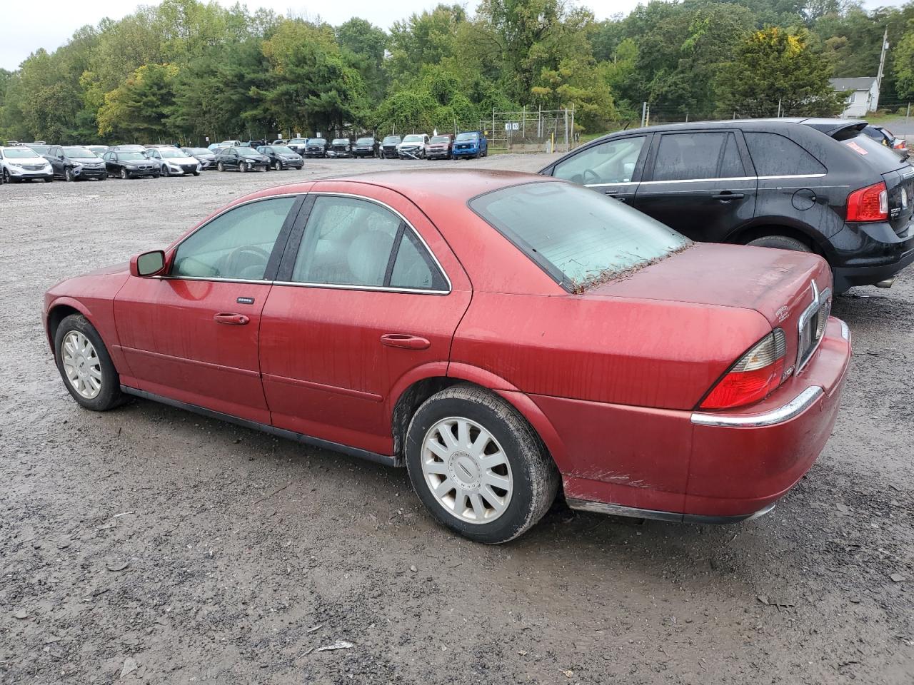 LINCOLN LS 2004 maroon  gas 1LNHM86SX4Y630092 photo #3