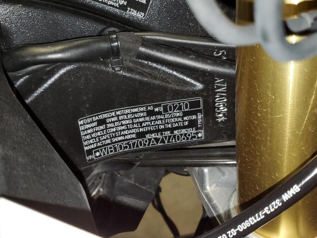 2010 BMW S 1000 RR - WB1051709AZV40695