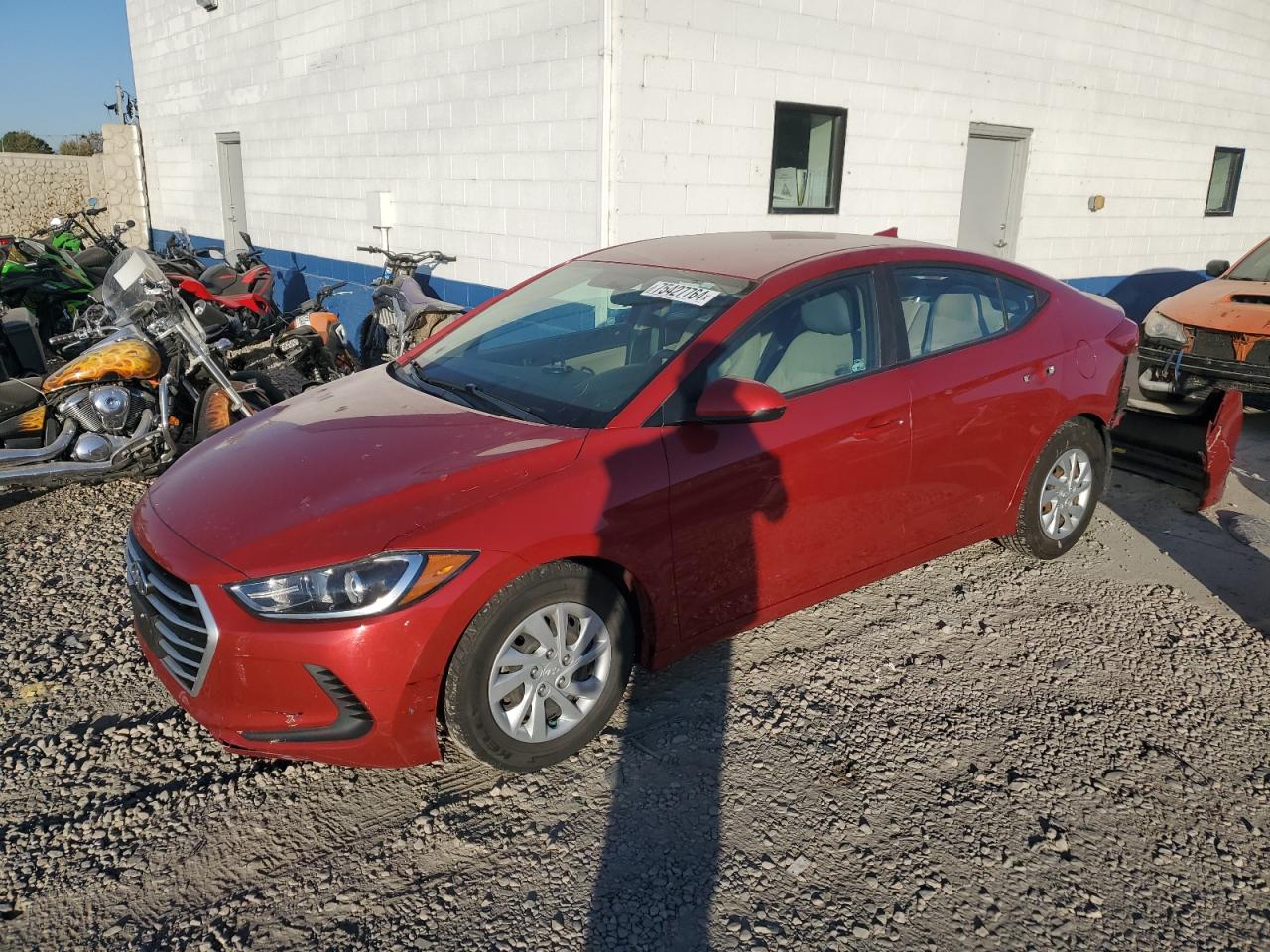 Lot #2921809553 2017 HYUNDAI ELANTRA SE