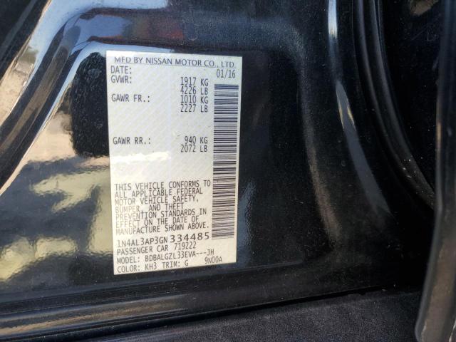 2016 NISSAN ALTIMA 2.5 - 1N4AL3AP3GN334485