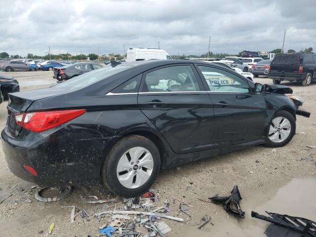 HYUNDAI SONATA GLS 2014 black  gas 5NPEB4AC8EH825181 photo #4