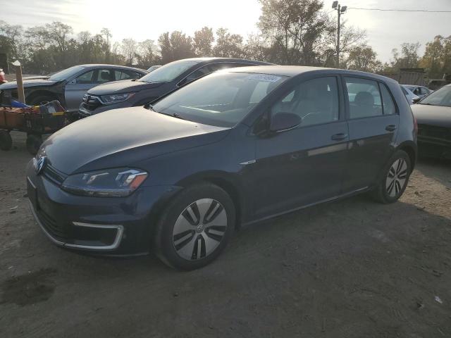 VOLKSWAGEN E-GOLF SEL 2016 blue  electric WVWPP7AU9GW914131 photo #1