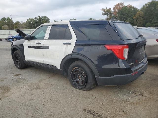 FORD EXPLORER P 2021 two tone  gas 1FM5K8AB6MGC34893 photo #3