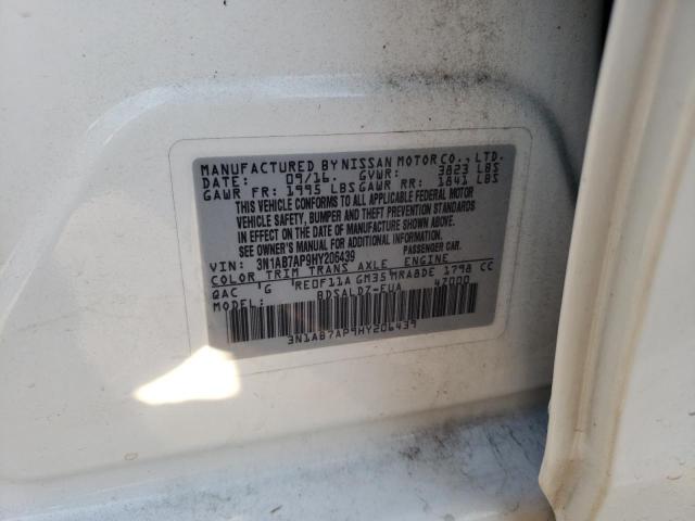 2017 NISSAN SENTRA S - 3N1AB7AP9HY206439