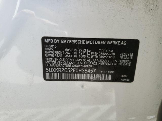 VIN 5UXKR2C52F0H38457 2015 BMW X5 no.13