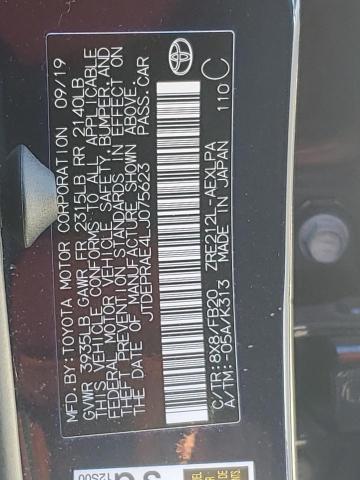 2020 TOYOTA COROLLA LE - JTDEPRAE4LJ075623