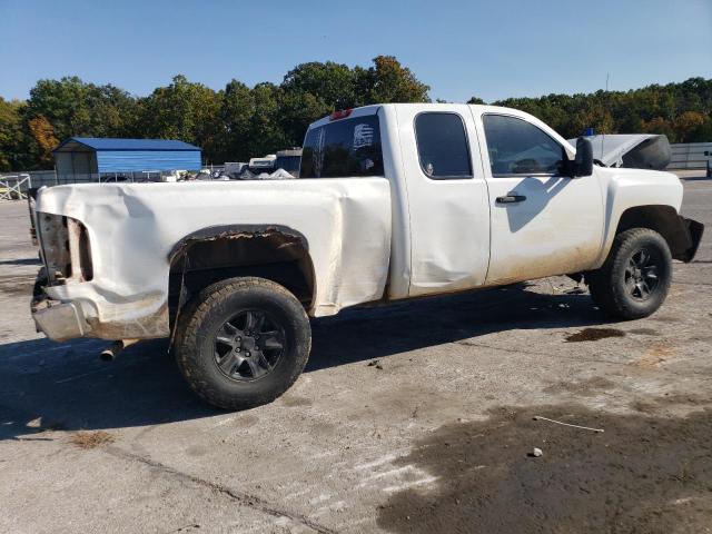 CHEVROLET SILVERADO 2009 white 4dr ext flexible fuel 1GCEK19009Z155021 photo #4