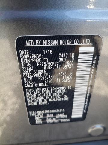 2016 INFINITI QX80 - JN8AZ2NE8G9124215
