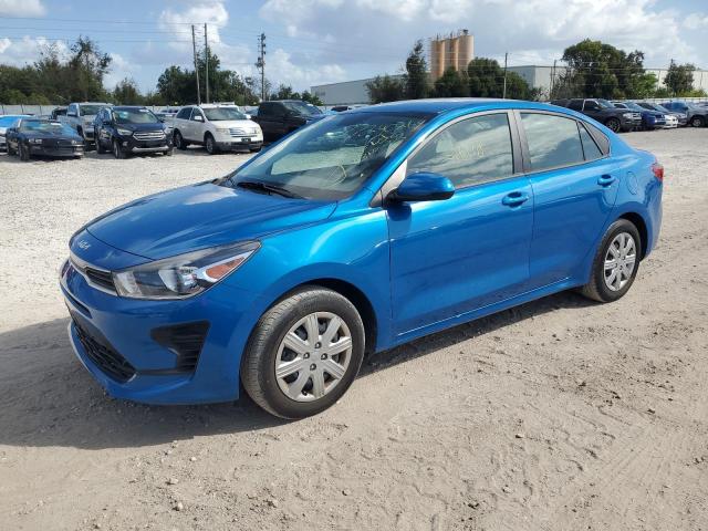 KIA RIO LX 2023 blue  gas 3KPA24AD2PE551765 photo #1