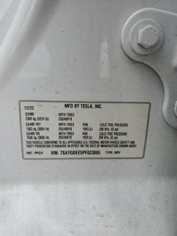2023 TESLA MODEL Y - 7SAYGDEE5PF623865