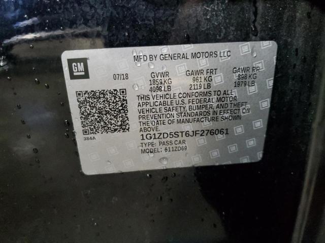 2018 CHEVROLET MALIBU LT - 1G1ZD5ST6JF276061