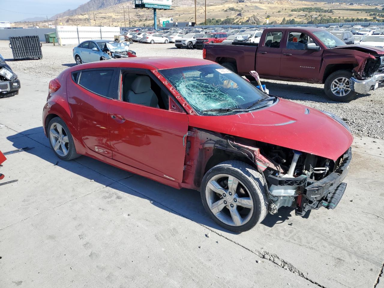 Lot #2926554300 2012 HYUNDAI VELOSTER