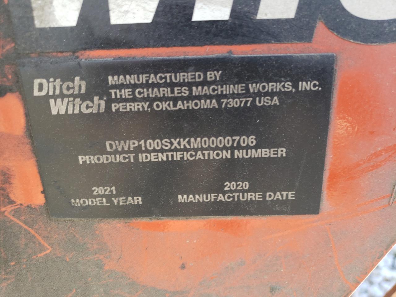 Lot #2959499729 2021 DITCH WITCH WITCH