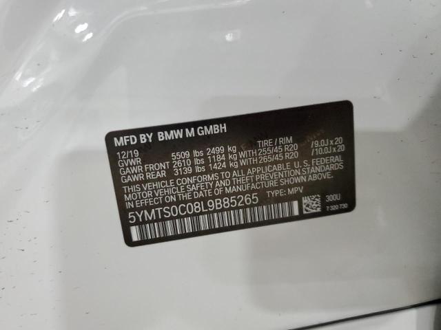 2020 BMW X3 M COMPE 5YMTS0C08L9B85265