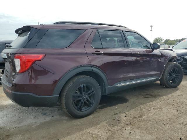 FORD EXPLORER X 2022 maroon  gas 1FMSK8DH5NGA84523 photo #4