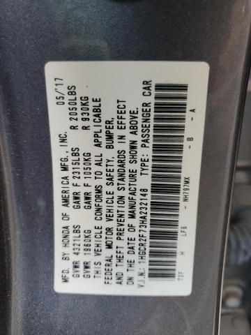 2017 HONDA ACCORD EX - 1HGCR2F73HA232148