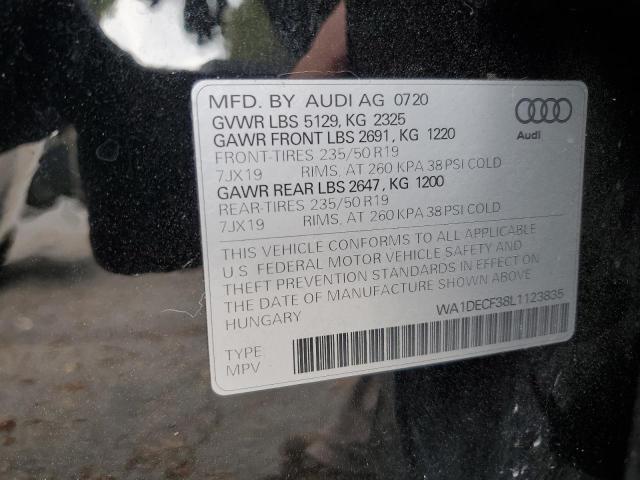 VIN WA1DECF38L1123835 2020 AUDI Q3 no.12