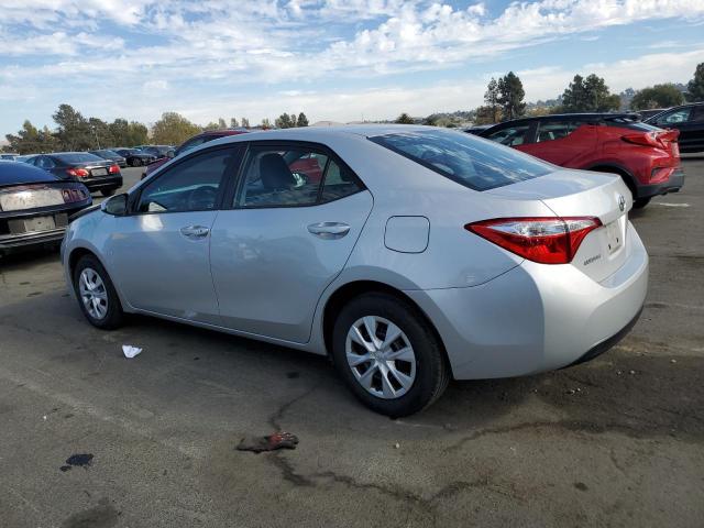 TOYOTA COROLLA L 2015 gray  gas 2T1BURHE4FC373400 photo #3