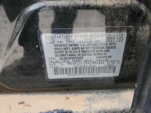 2017 NISSAN SENTRA S - 3N1AB7AP3HY325653