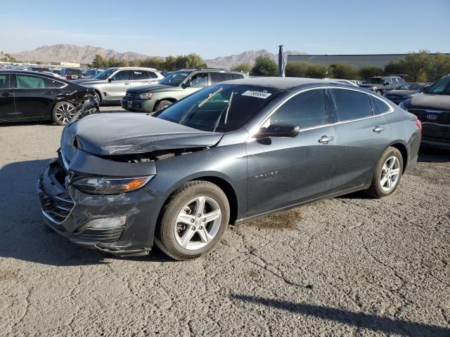 CHEVROLET MALIBU LS 2020 charcoal  gas 1G1ZB5ST4LF108007 photo #1