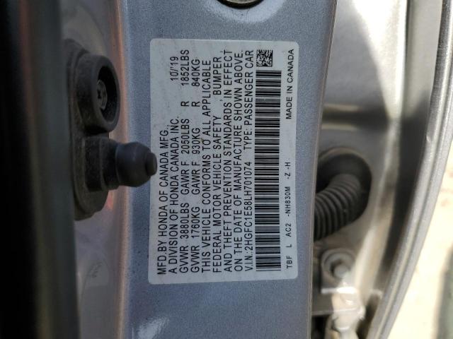 2020 HONDA CIVIC SI - 2HGFC1E58LH701074