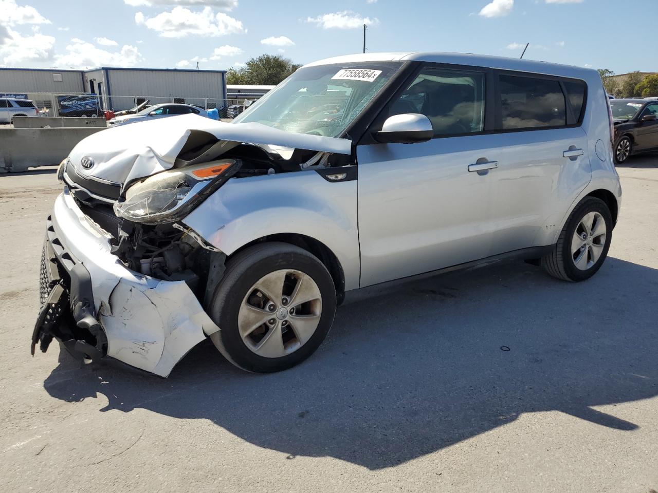 KIA SOUL 2014 silver  gas KNDJN2A20E7739384 photo #1