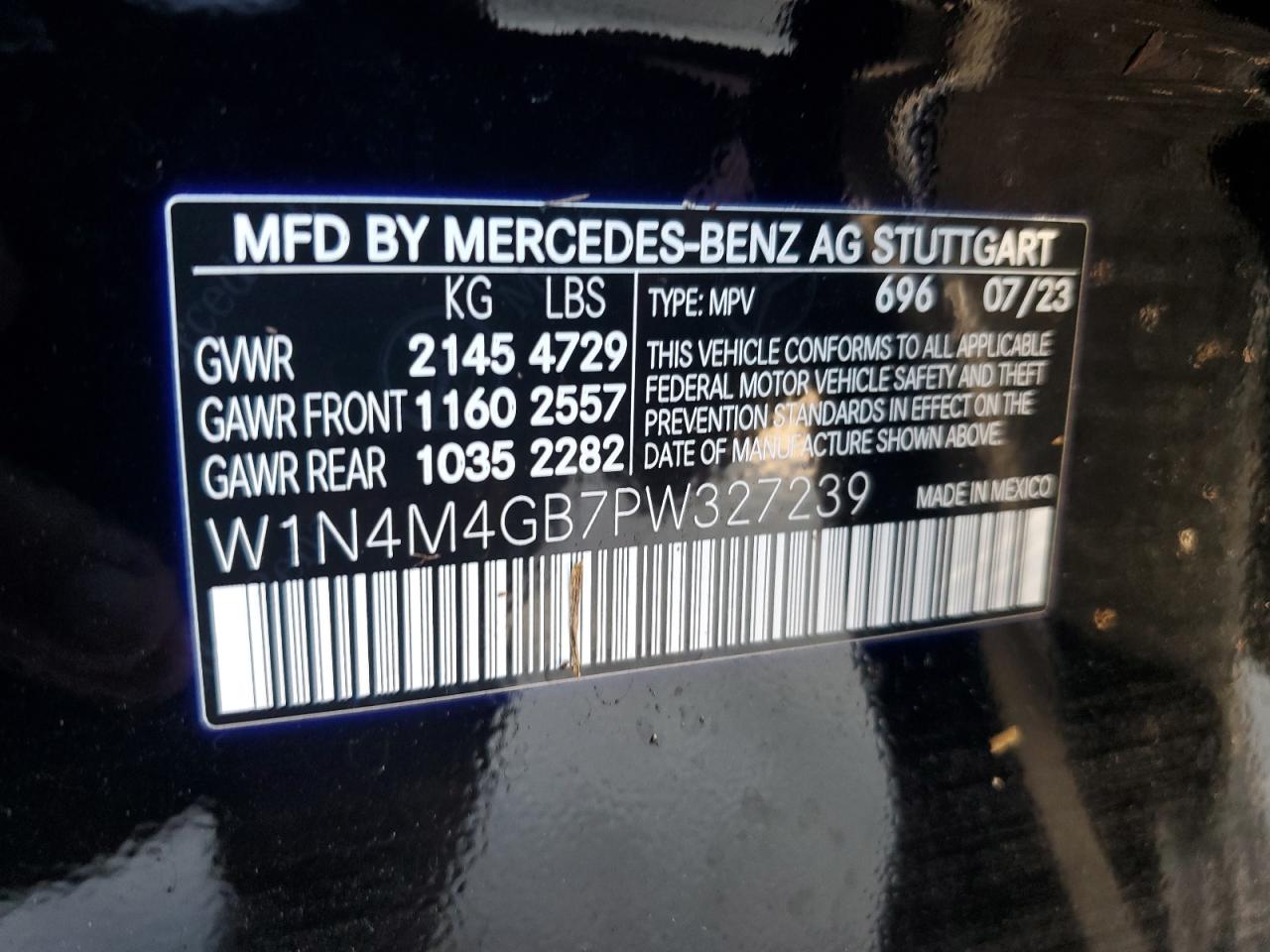 Lot #2989157717 2023 MERCEDES-BENZ GLB 250