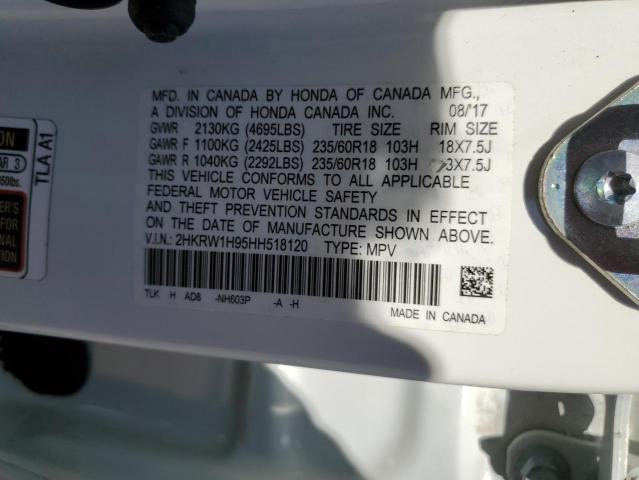 2017 HONDA CR-V TOURI - 2HKRW1H95HH518120