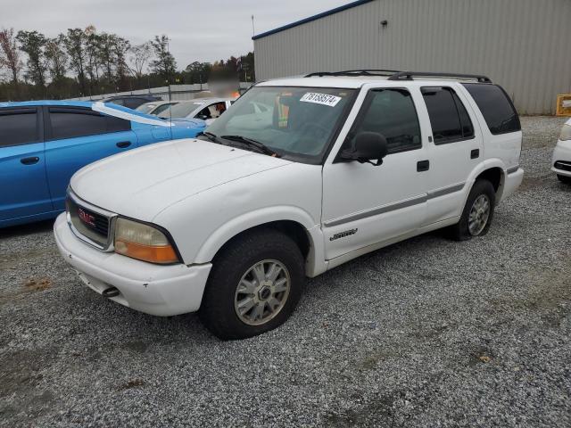 GMC JIMMY 1998 white  gas 1GKDT13W6W2566437 photo #1