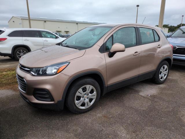 CHEVROLET TRAX LS 2018 tan  gas 3GNCJKSB9JL410747 photo #1