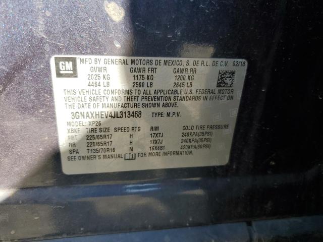 VIN 3GNAXHEV4JL313468 2018 Chevrolet Equinox, LS no.13