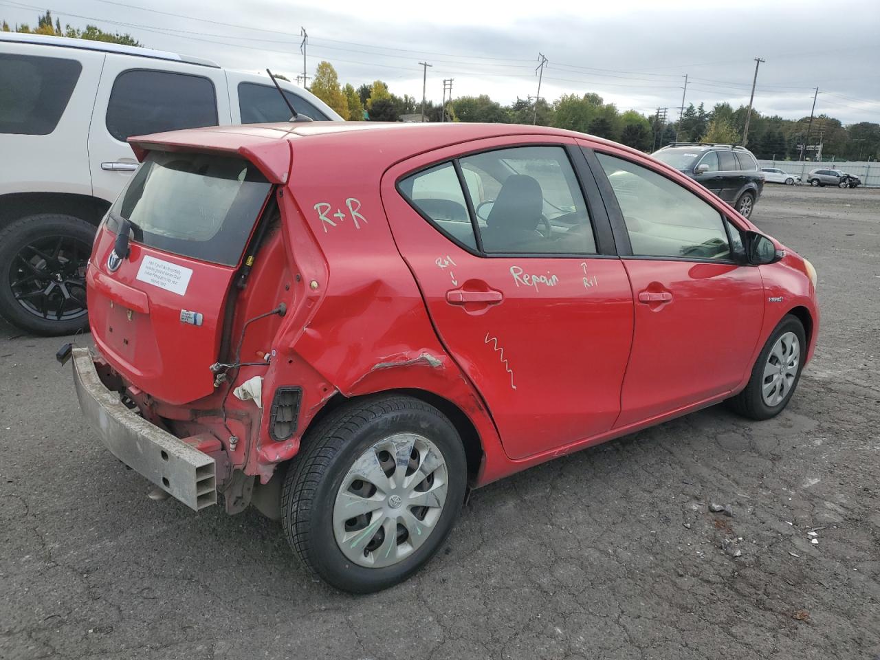 Lot #2962458839 2013 TOYOTA PRIUS C