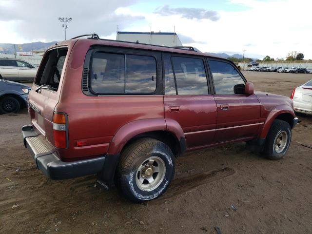 TOYOTA LAND CRUIS 1991 maroon  gas JT3FJ80W1M0000142 photo #4