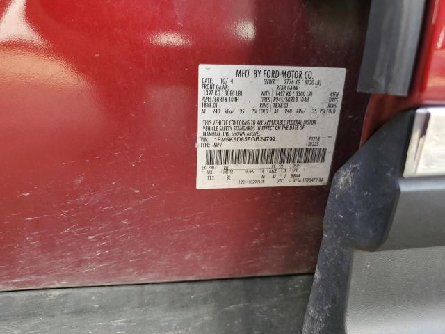 2015 FORD EXPLORER X - 1FM5K8D85FGB24792