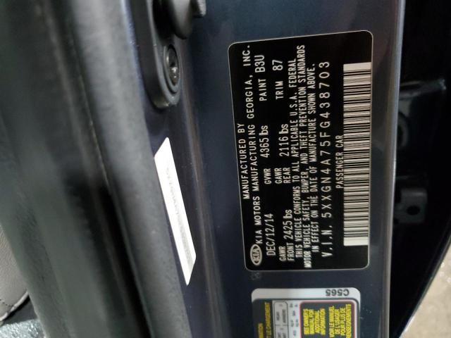 2015 KIA OPTIMA EX - 5XXGN4A75FG438703