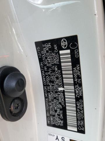 2016 TOYOTA PRIUS - JTDKBRFU5G3000974