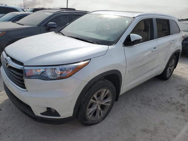 VIN 5TDJKRFH1FS115504 2015 Toyota Highlander, Xle no.1