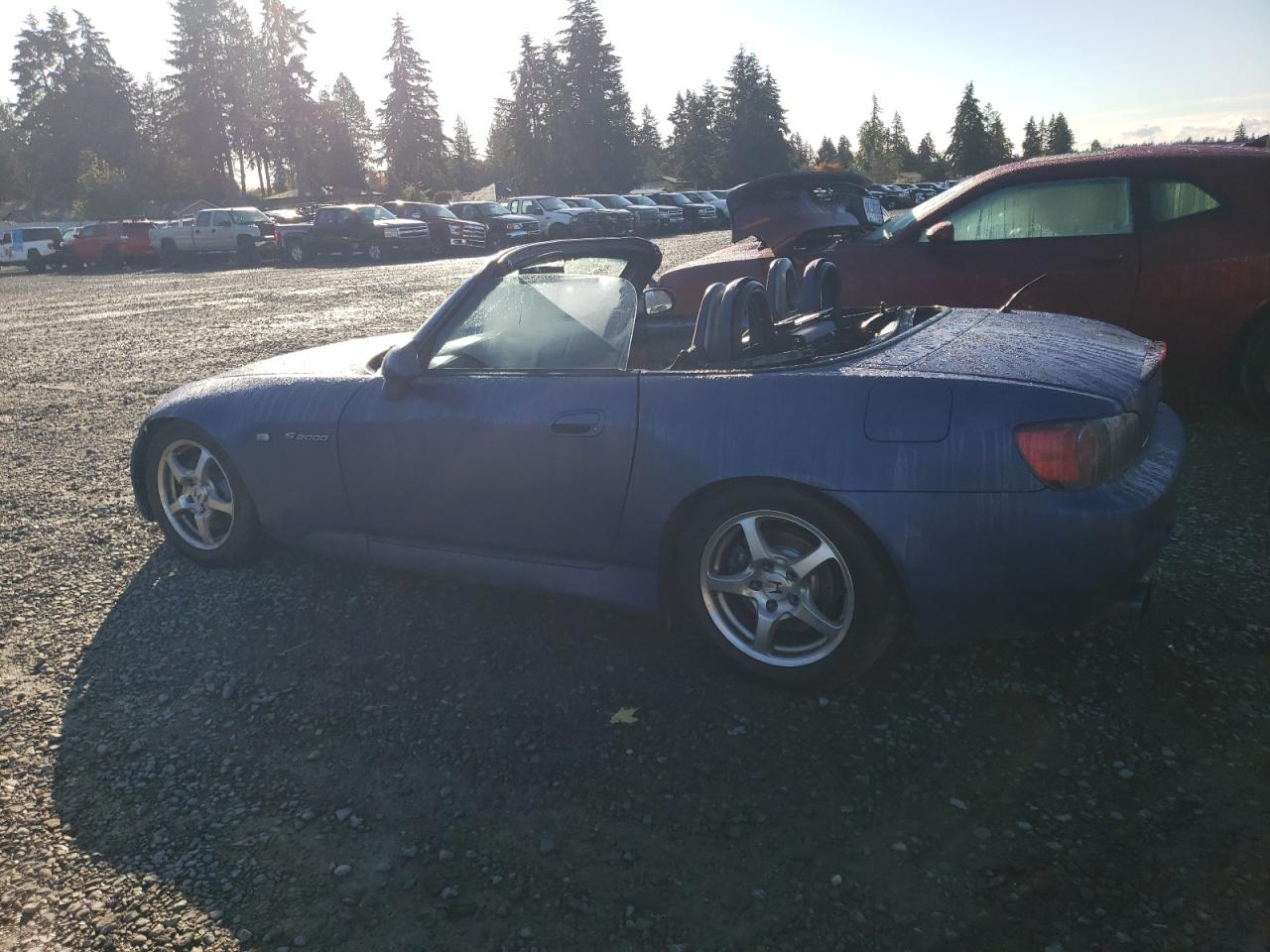 HONDA S2000 2003 blue  gas JHMAP11473T007407 photo #3